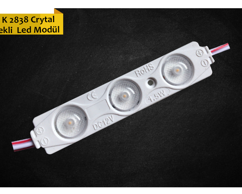 3000K 2835 Crystal Mercekli Led Büyük Kasa